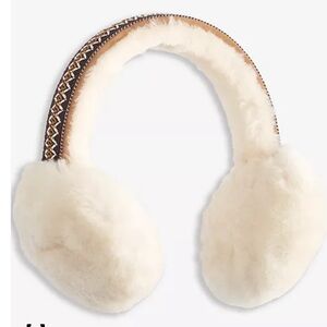 UGG®  Braided Fur Earmuffs